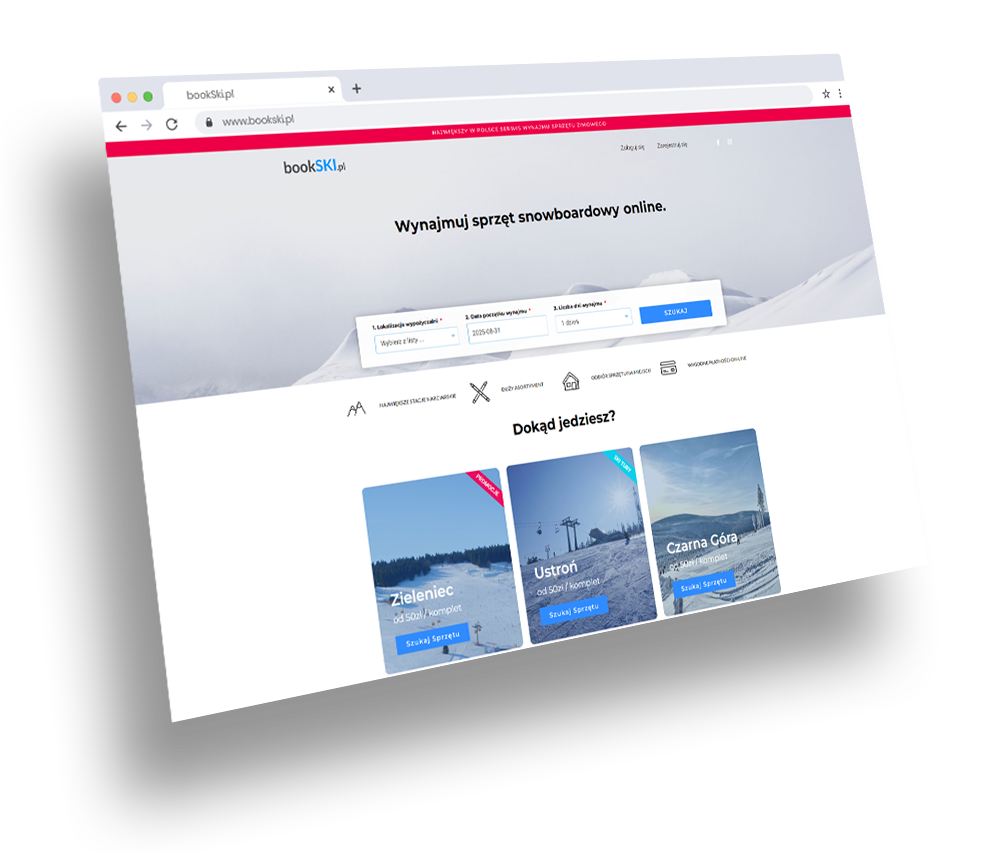 bookSki.pl - Nasze projekty